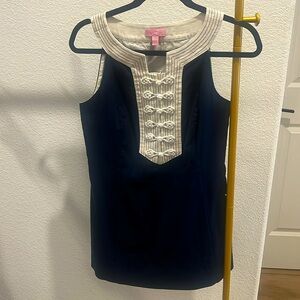 Lilly Pulitzer Navy & White Nautical Knot Dress